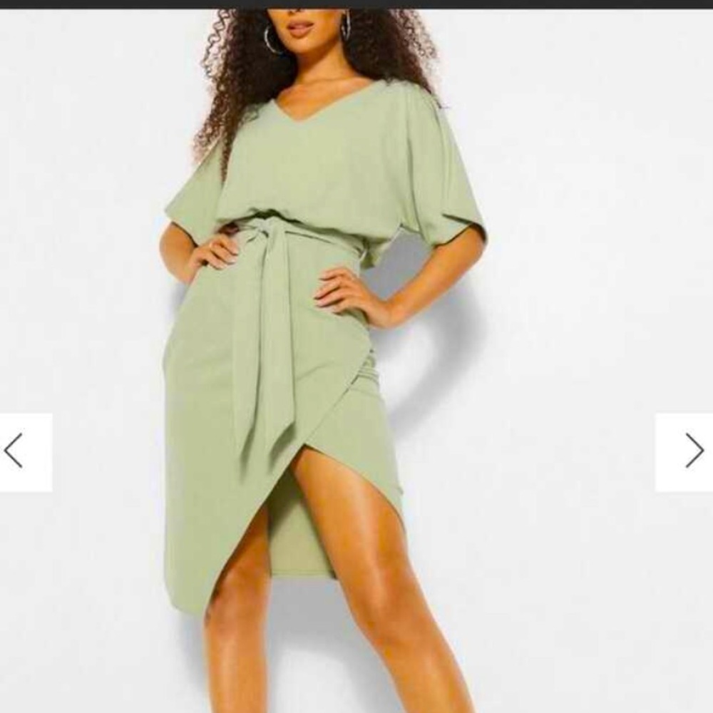 Sage green dress